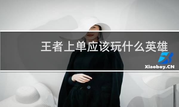 王者上单应该玩什么英雄图片