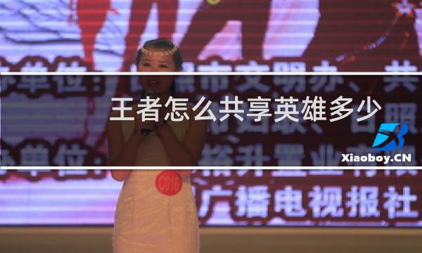 王者怎么共享英雄多少图片