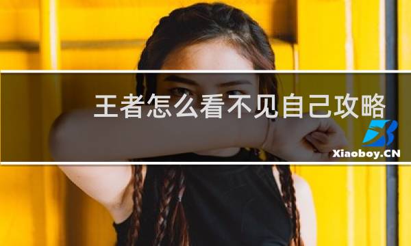 王者怎么看不见自己攻略图片