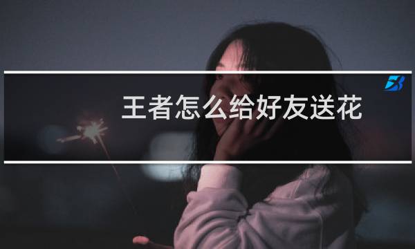 王者怎么给好友送花图片