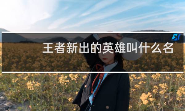 王者新出的英雄叫什么名字2021图片