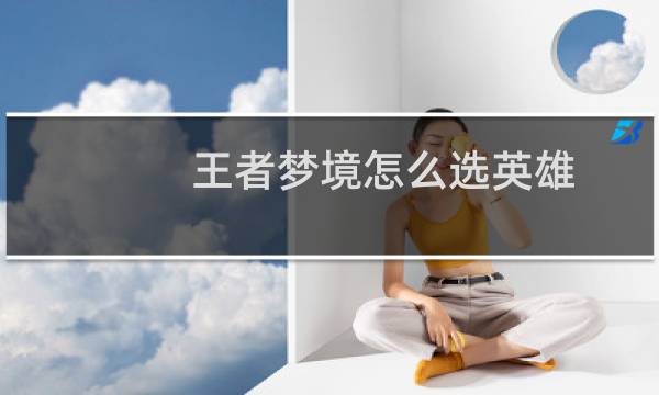 王者梦境怎么选英雄图片