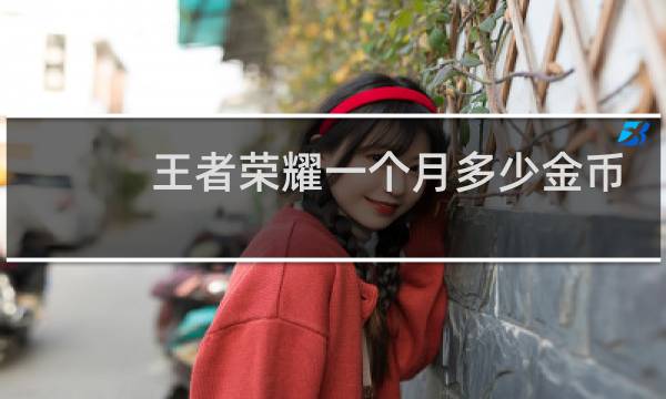 王者荣耀一个月多少金币图片