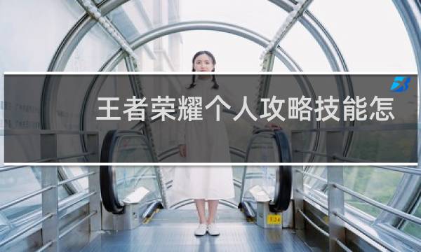 王者荣耀个人攻略技能怎么弄图片