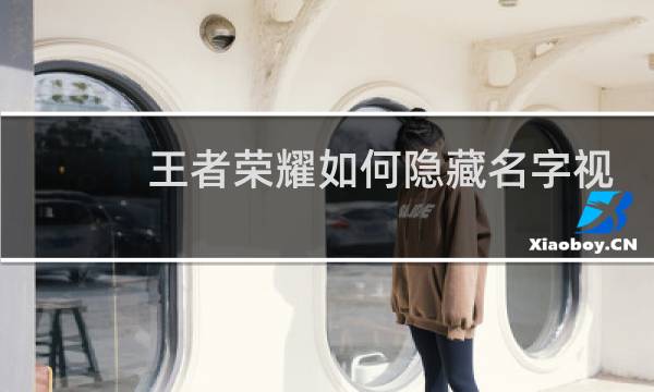 王者荣耀如何隐藏名字视频图片