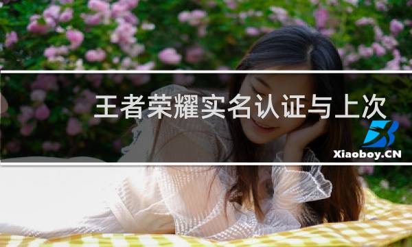 王者荣耀实名认证与上次认证不符怎么办图片