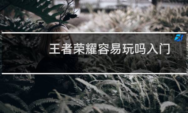 王者荣耀容易玩吗入门图片