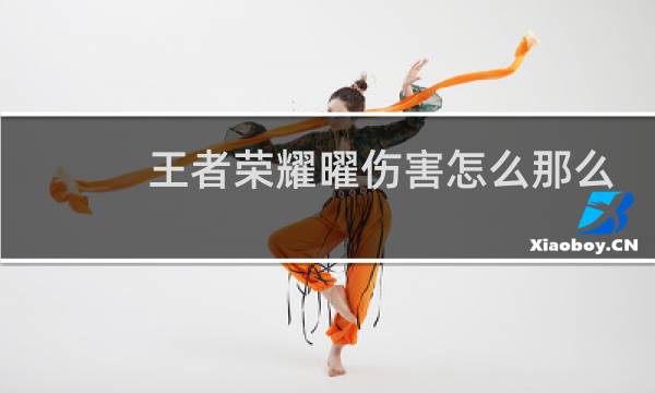 王者荣耀曜伤害怎么那么高图片