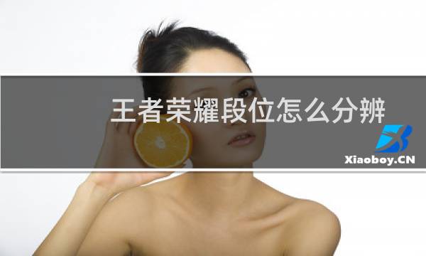 王者荣耀段位怎么分辨图片