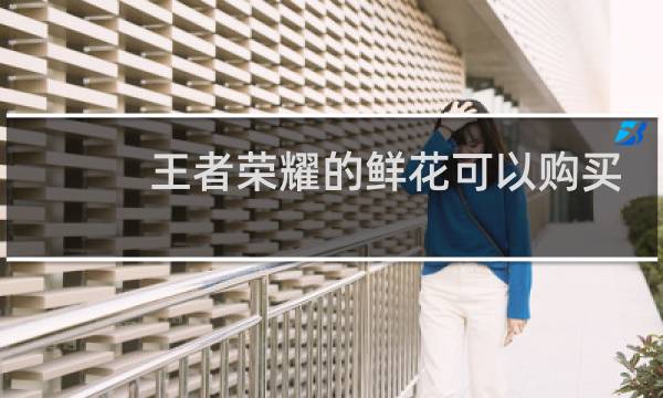 王者荣耀的鲜花可以购买吗图片