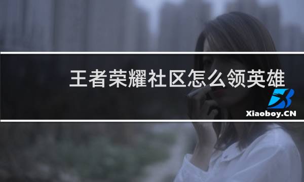 王者荣耀社区怎么领英雄图片