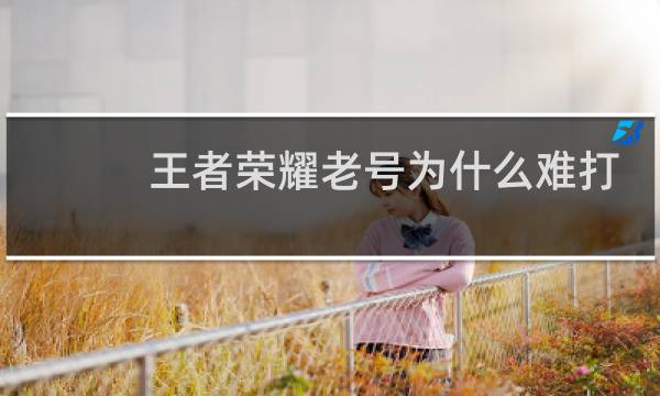 王者荣耀老号为什么难打图片