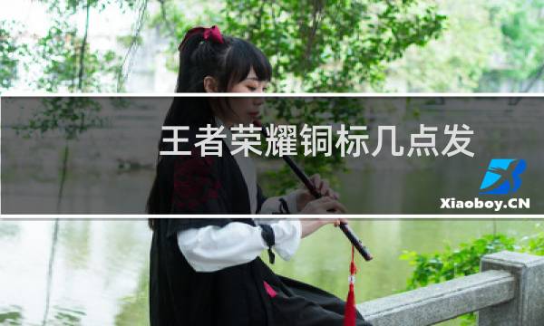 王者荣耀铜标几点发图片