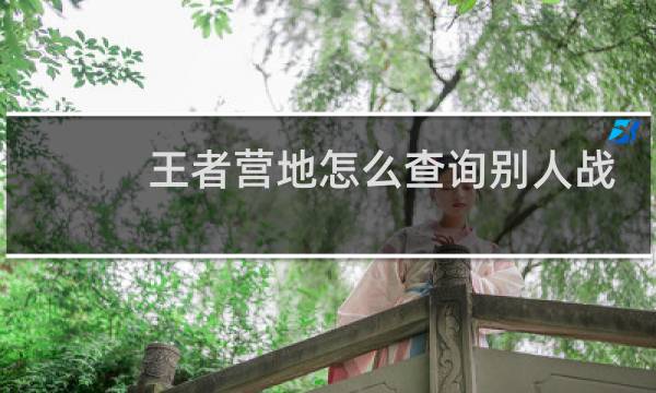 王者营地怎么查询别人战绩图片