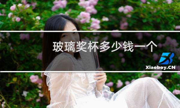 玻璃奖杯多少钱一个图片