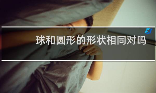 球和圆形的形状相同对吗图片