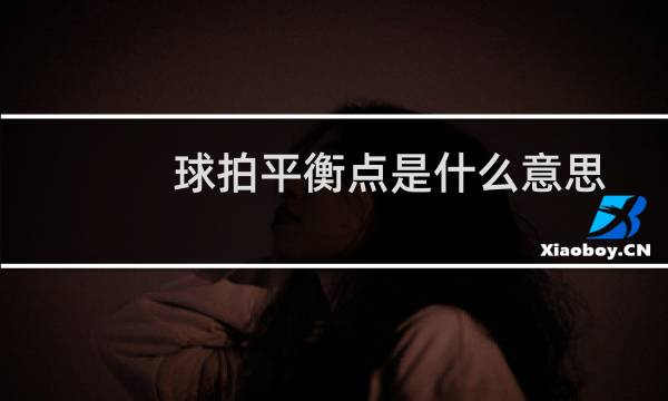 球拍平衡点是什么意思图片