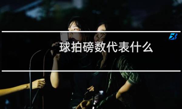 球拍磅数代表什么图片