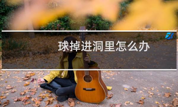 球掉进洞里怎么办图片