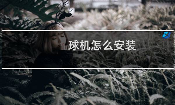 球机怎么安装图片