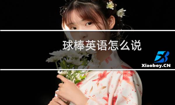 球棒英语怎么说图片