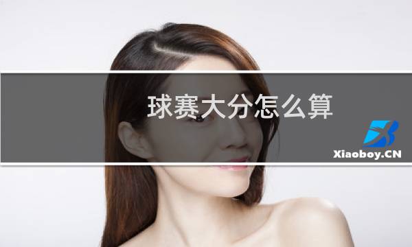 球赛大分怎么算图片