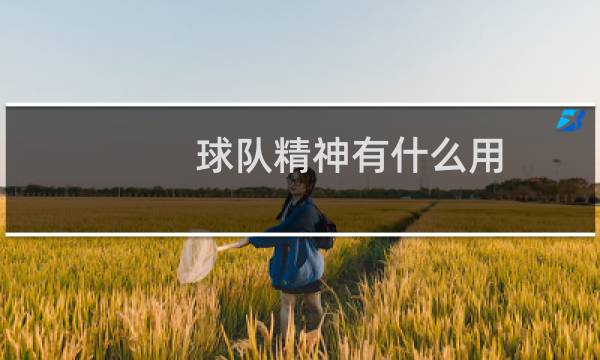 球队精神有什么用图片