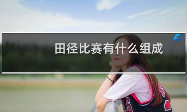 田径比赛有什么组成图片