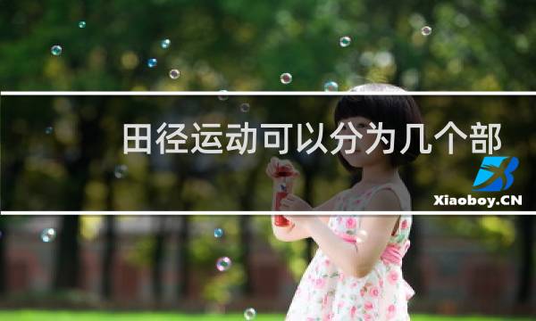 田径运动可以分为几个部分图片