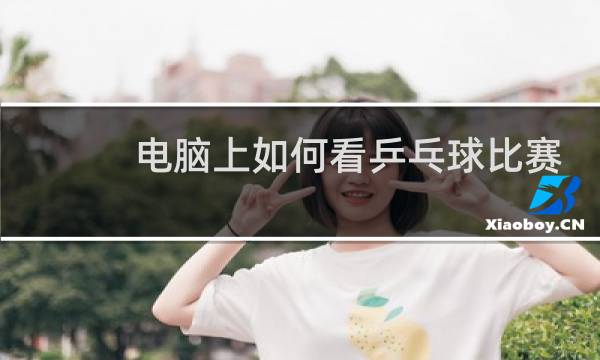 电脑上如何看乒乓球比赛图片