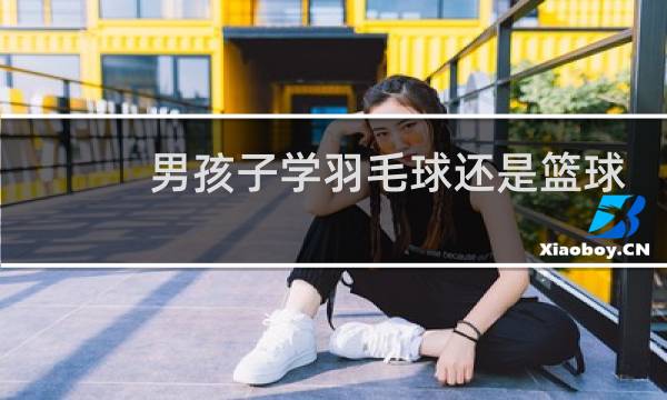 男孩子学羽毛球还是篮球好图片