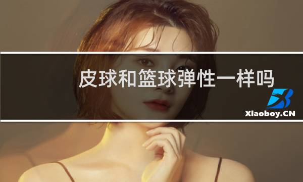 皮球和篮球弹性一样吗图片