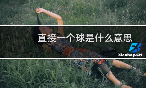 直接一个球是什么意思图片