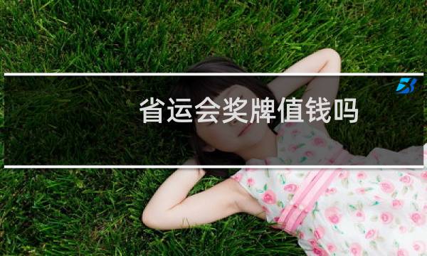 省运会奖牌值钱吗图片