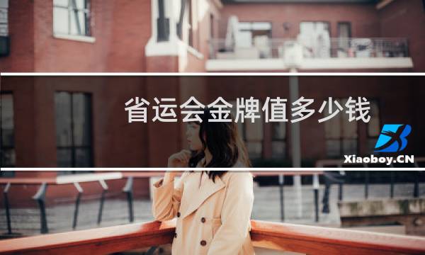 省运会金牌值多少钱图片