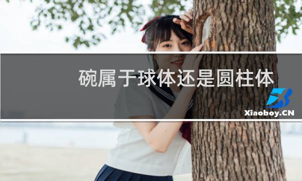 碗属于球体还是圆柱体图片