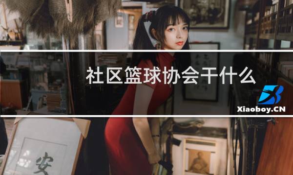社区篮球协会干什么图片