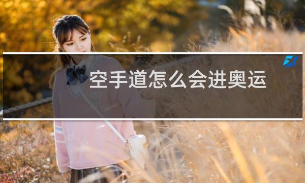 空手道怎么会进奥运图片