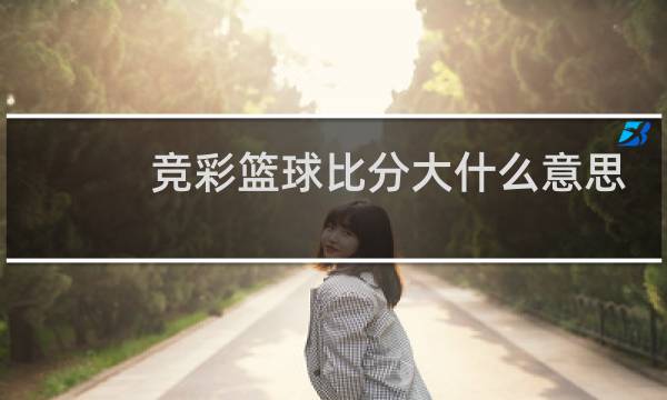 竞彩篮球比分大什么意思图片