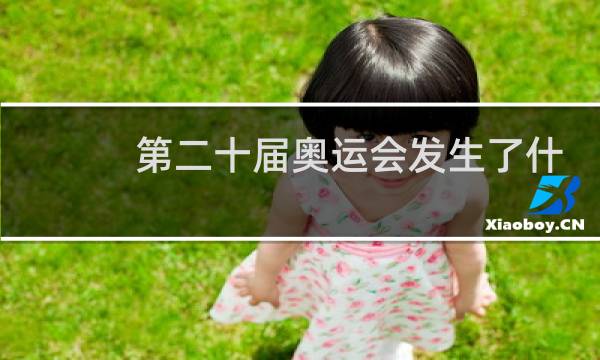 第二十届奥运会发生了什么图片