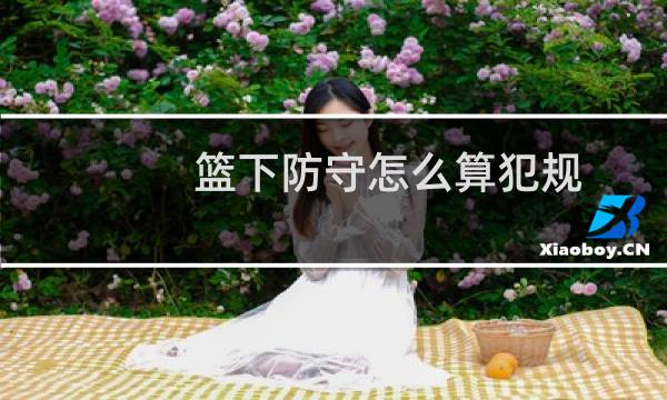 篮下防守怎么算犯规图片