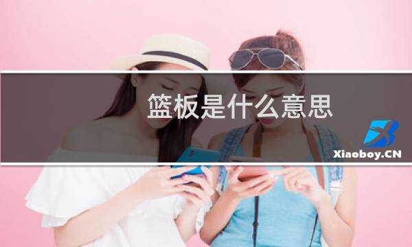 篮板是什么意思图片