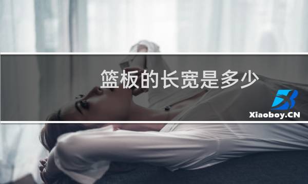 篮板的长宽是多少图片