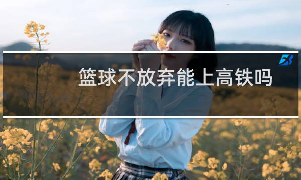 篮球不放弃能上高铁吗图片