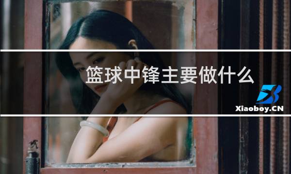 篮球中锋主要做什么图片