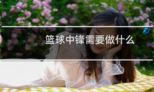 篮球中锋需要做什么图片