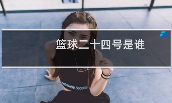 篮球二十四号是谁图片