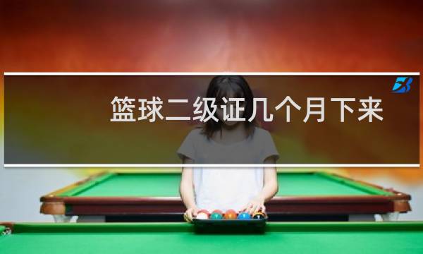 篮球二级证几个月下来图片