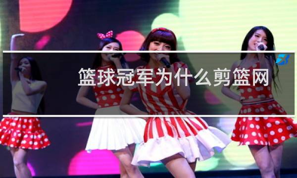 篮球冠军为什么剪篮网图片
