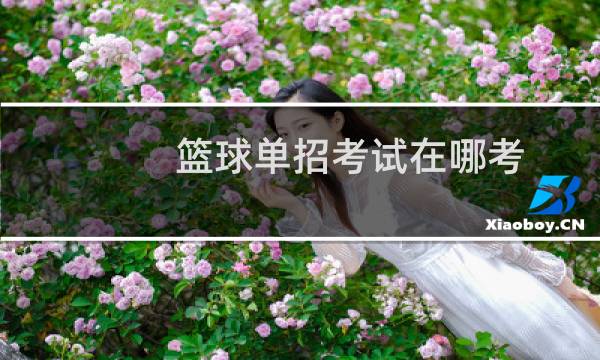 篮球单招考试在哪考图片